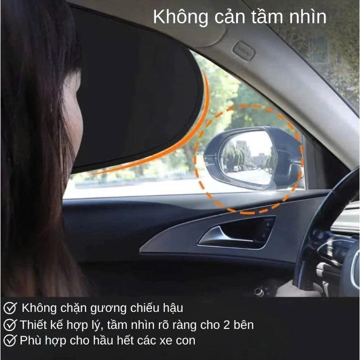 Combo 4 tấm che nắng cửa kính tĩnh điện