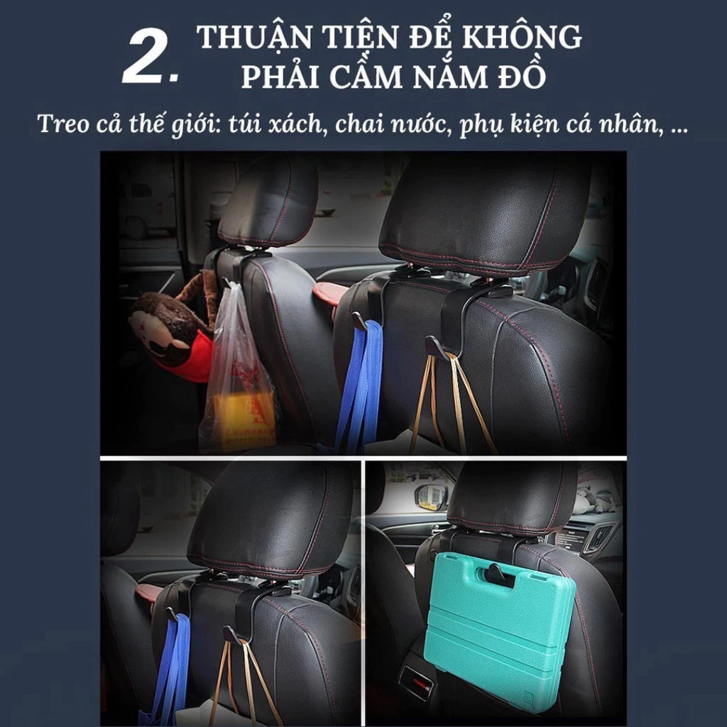 Móc treo đồ chữ S sau ghế