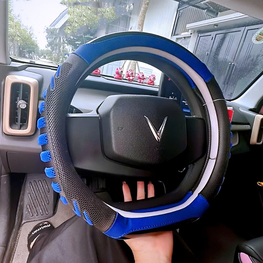 Bọc Vô Lăng da luxury vân carbon Dcut 36