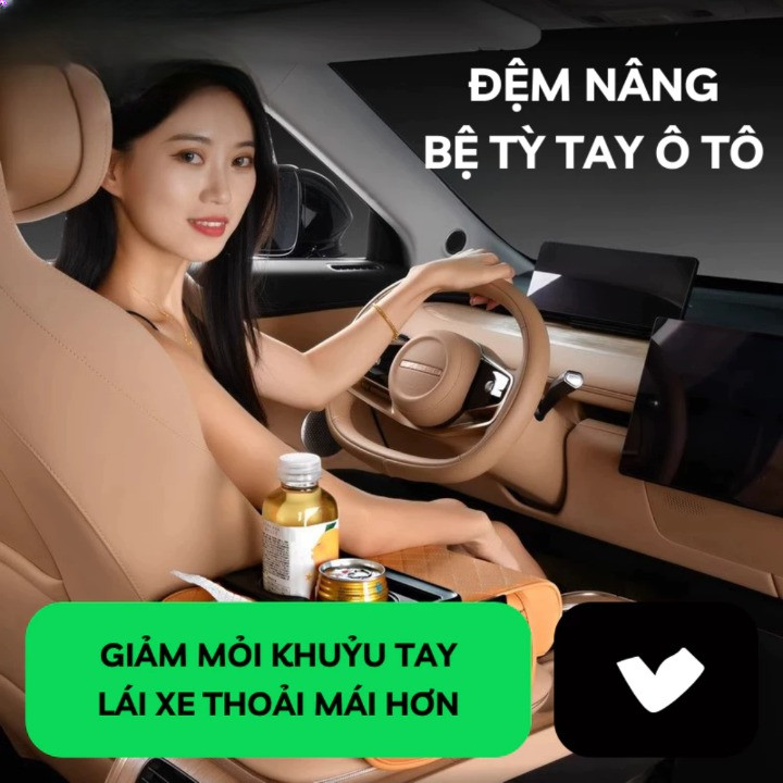 Bệ Tỳ Tay da PU size to