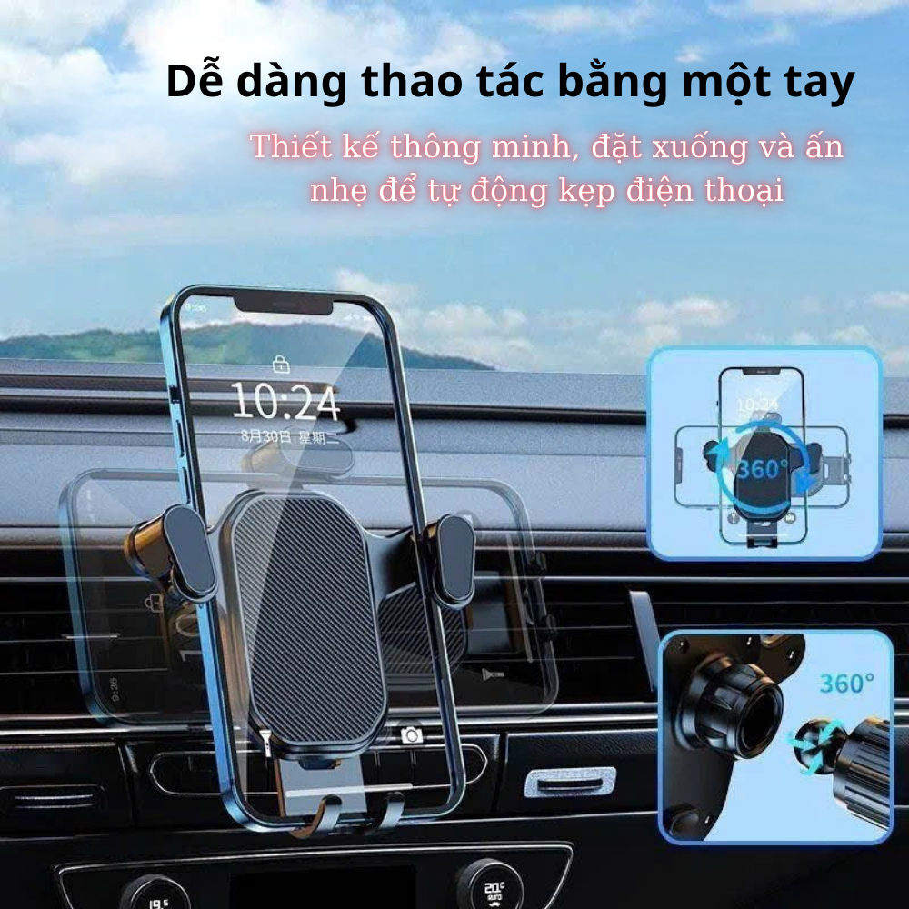 Giá đỡ điện thoại cửa gió điều hoa ô tô
