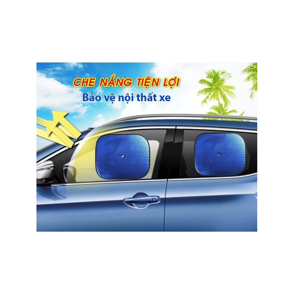 Bộ 2 miếng tấm che nắng xốp xanh