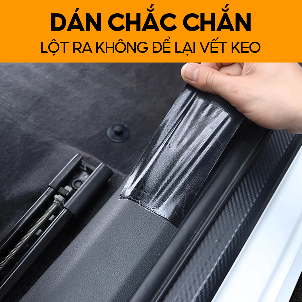 Băng dính vân carbon size 7cm*3m