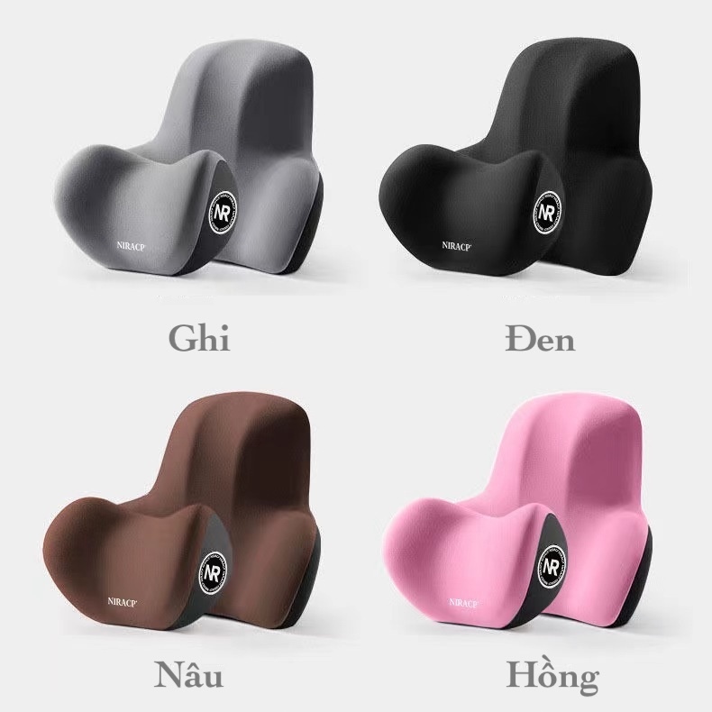 Bộ gối + tựa lưng cao su non awesome