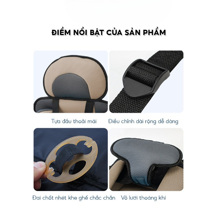 Ghế ngồi em bé trên oto