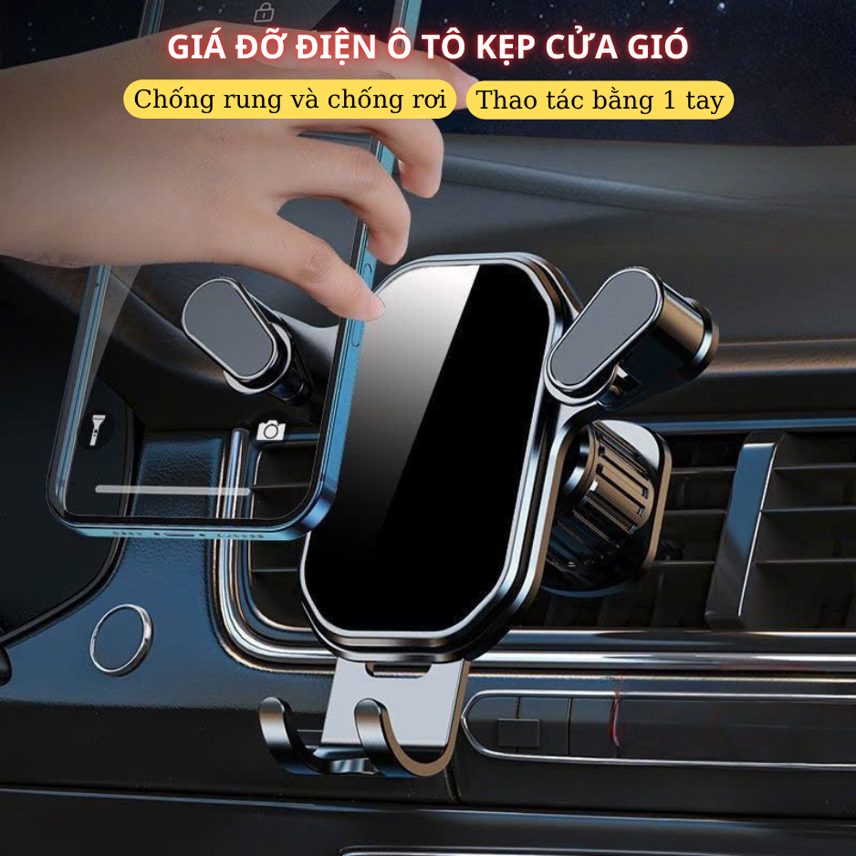 Giá đỡ điện thoại cửa gió điều hoa ô tô