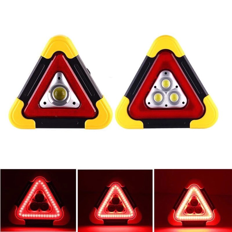 Đèn led tam giác cảnh báo 3 mắt