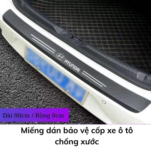 Combo bộ 9 miếng dán bậc cửa carbon
