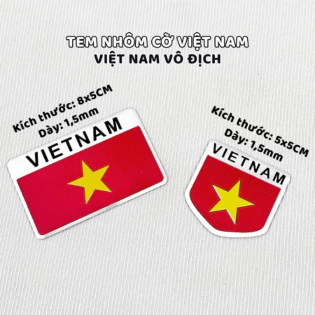 combo1 Tem CN +khiên I yêu việt nam