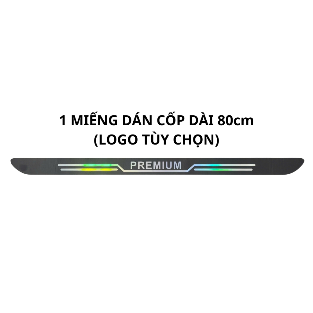 Bộ 4 Miếng Dán Phản Quang Dán Bậc Cửa và Cốp Decal Chống Trầy logo