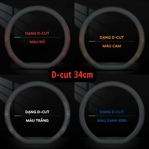 Bọc vô lăng da nappa tròn 42