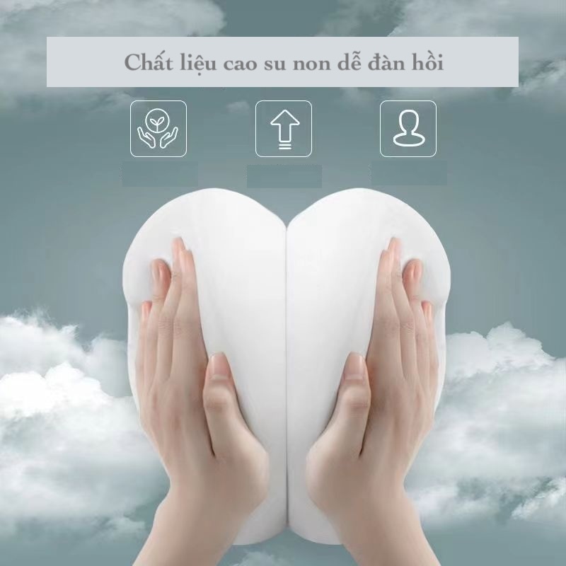 Bộ gối + tựa lưng cao su non awesome