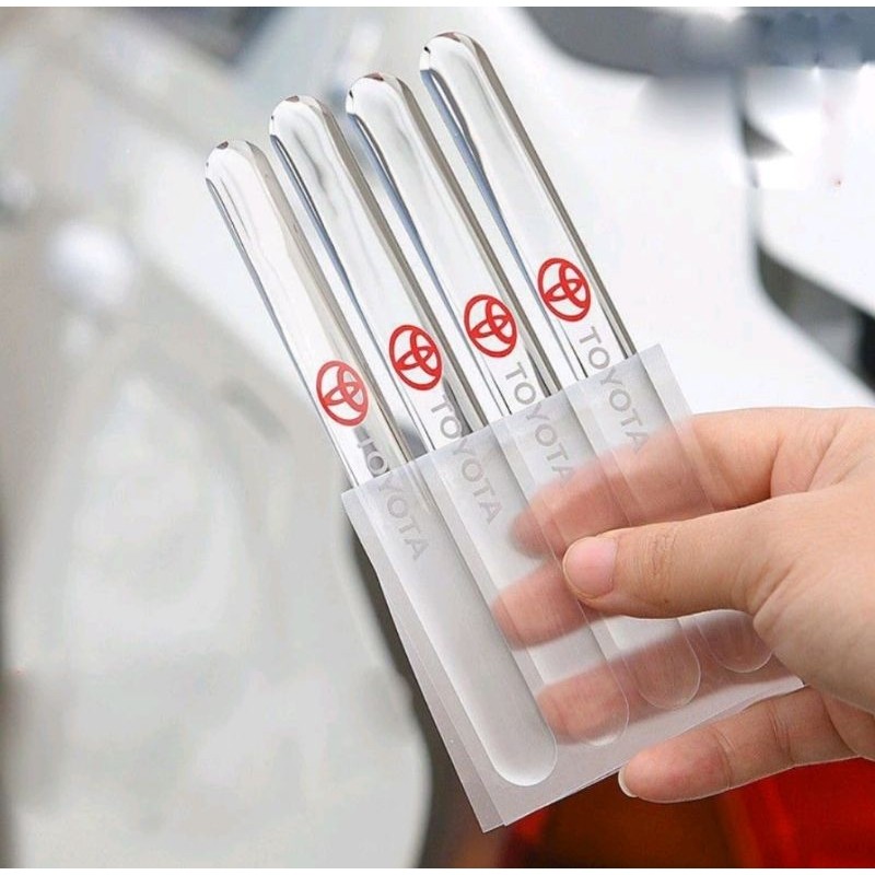 Combo 10 miếng silicon dán hõm cửa , tay cầm , tai gương