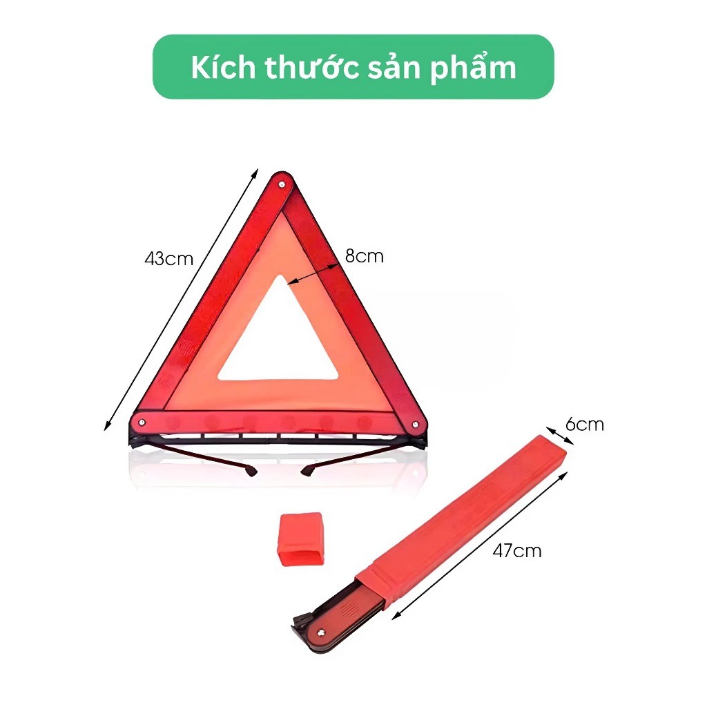Biển cảnh báo nguy hiểm Tam Giác Phản Quang gấp gọn