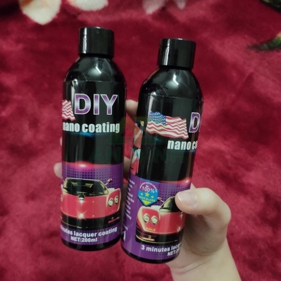 chai xịt phủ nano DIY 200ml Chống nước kính ô tô