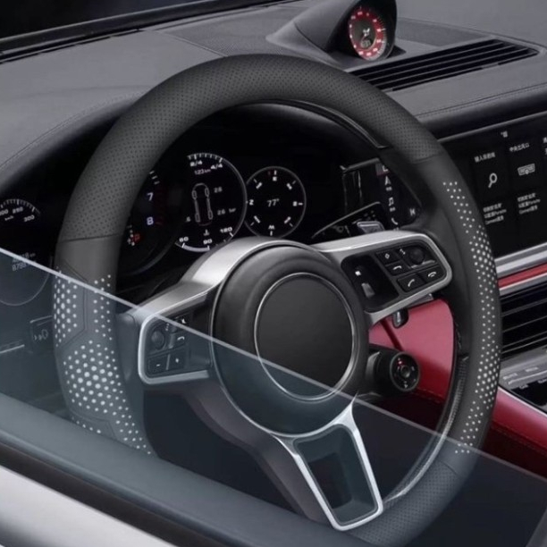 Bọc Vô Lăng Nappa dán tròn 38