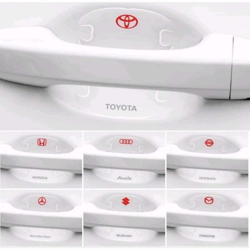 Combo 10 miếng silicon dán hõm cửa , tay cầm , tai gương