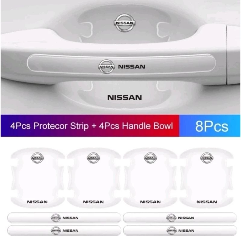 Combo 10 miếng silicon dán hõm cửa , tay cầm , tai gương