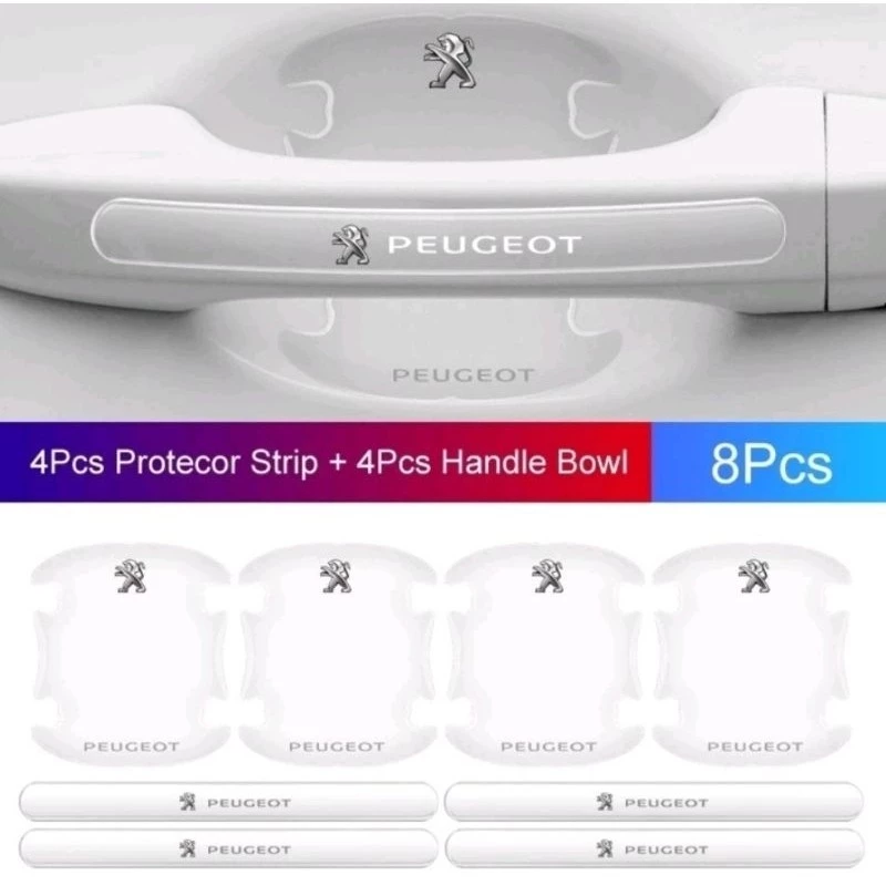 Combo 10 miếng silicon dán hõm cửa , tay cầm , tai gương