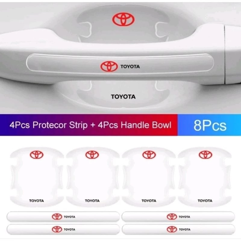 Combo 10 miếng silicon dán hõm cửa , tay cầm , tai gương