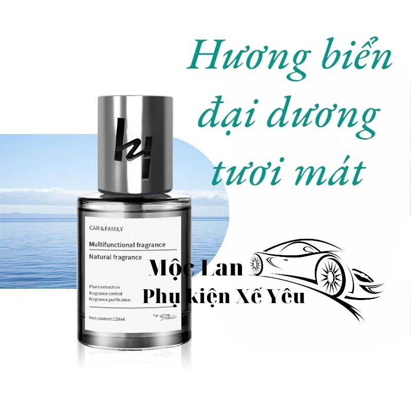 nước hoa ô tô Thalo tinh chất thiên nhiên 120ml