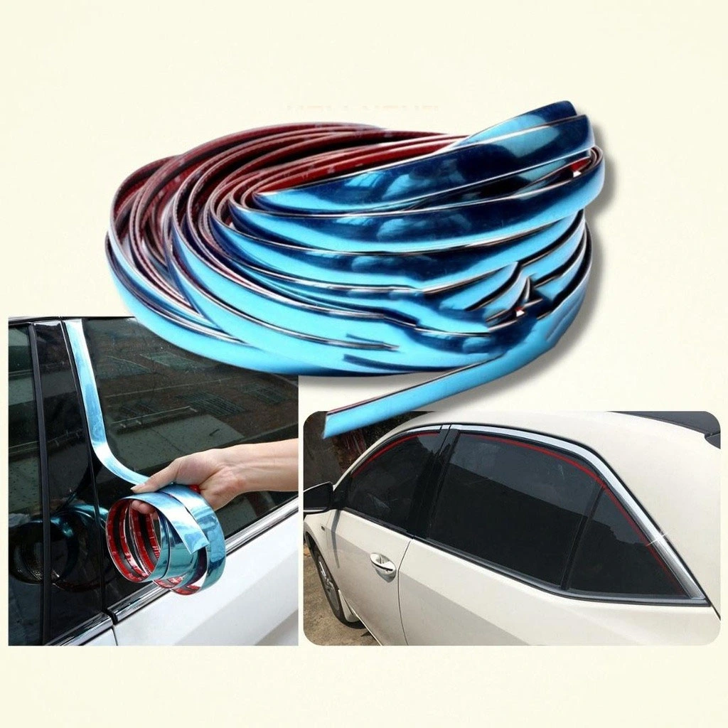 Cuộn Nẹp Viền Trang Trí Chân Kính Ô Tô Mạ Crom đủ size