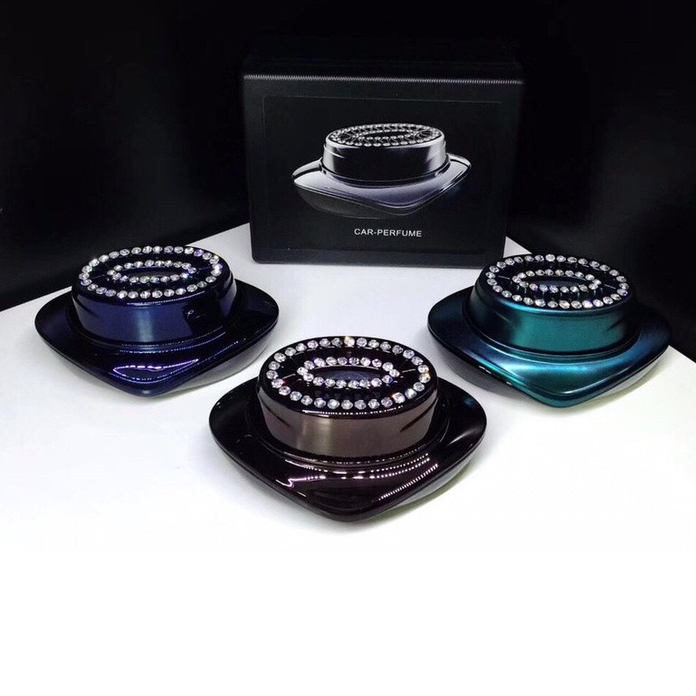 Nước hoa đính đá nắp oval cao cấp