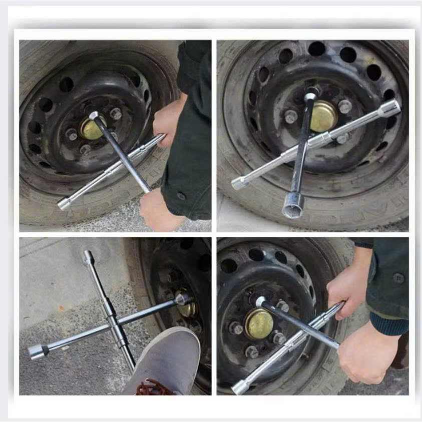 Bộ cờ lê 4 đầu vặn ốc- cờ lê chữ thập