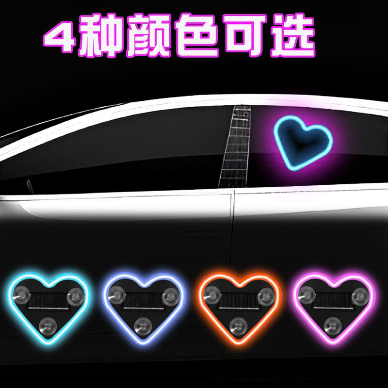 Đèn led hình trái tim chạy bằng năng lượng mặt trời Cảm Biến thông minh sạch USB