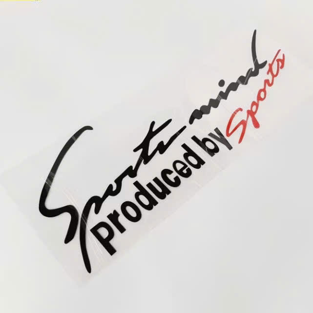 tem dán decal sport mind produce by sport
