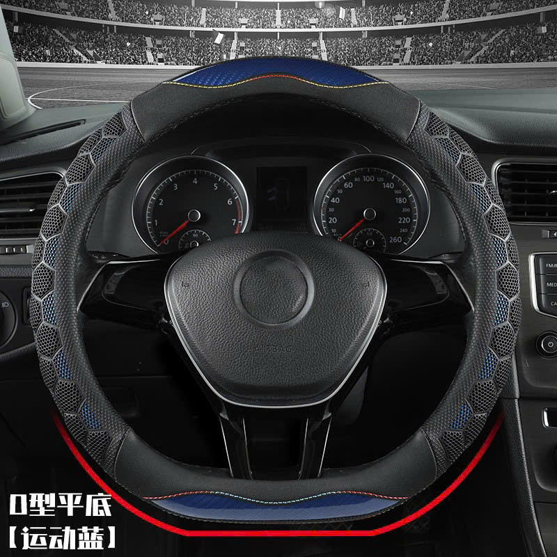 Bọc vô lăng Lưới Carbon Tổ Ong Cao Cấp tròn 38