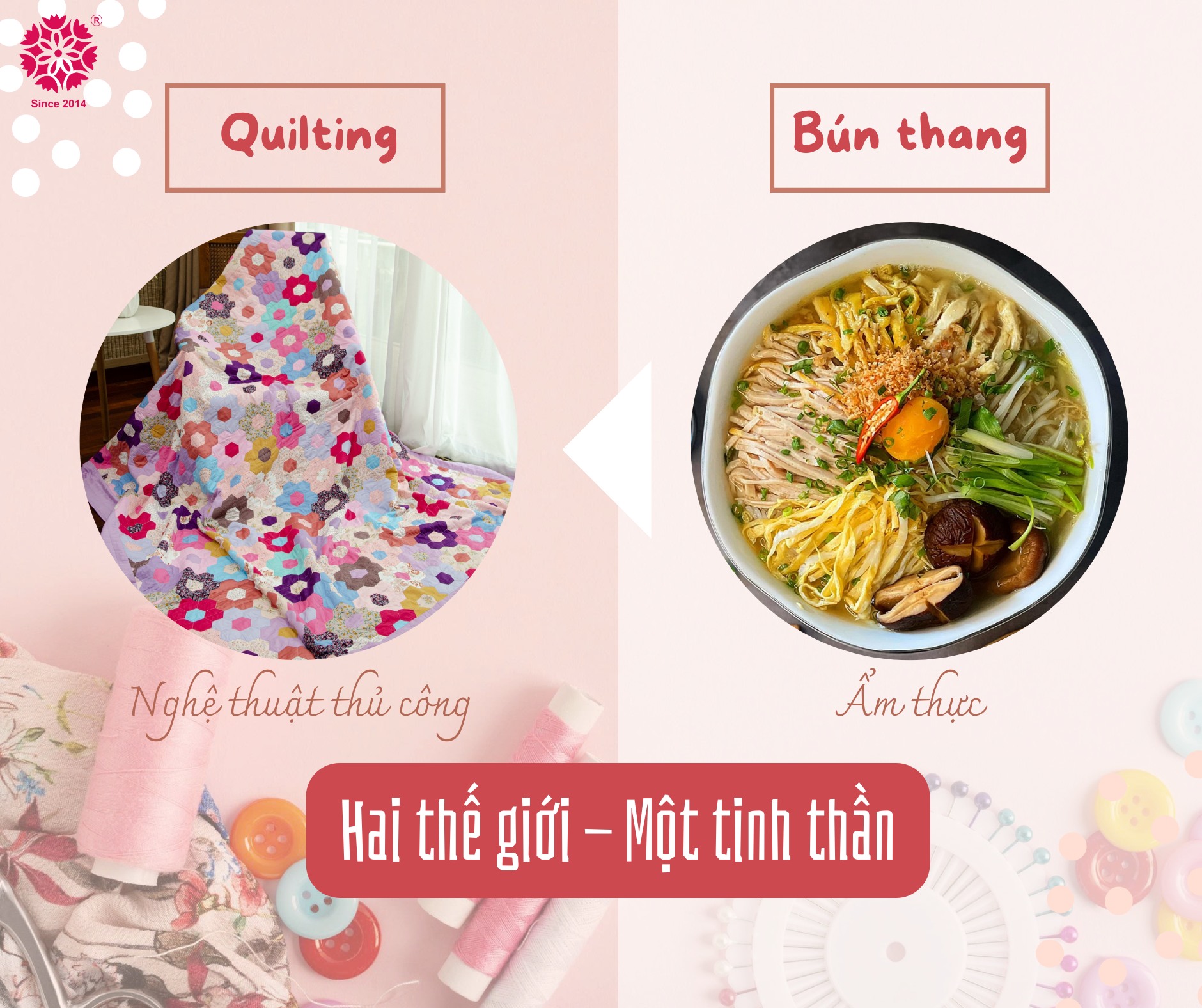 When Quilting Meets Bún Thang: A Story of Small Pieces and Vietnamese Craft