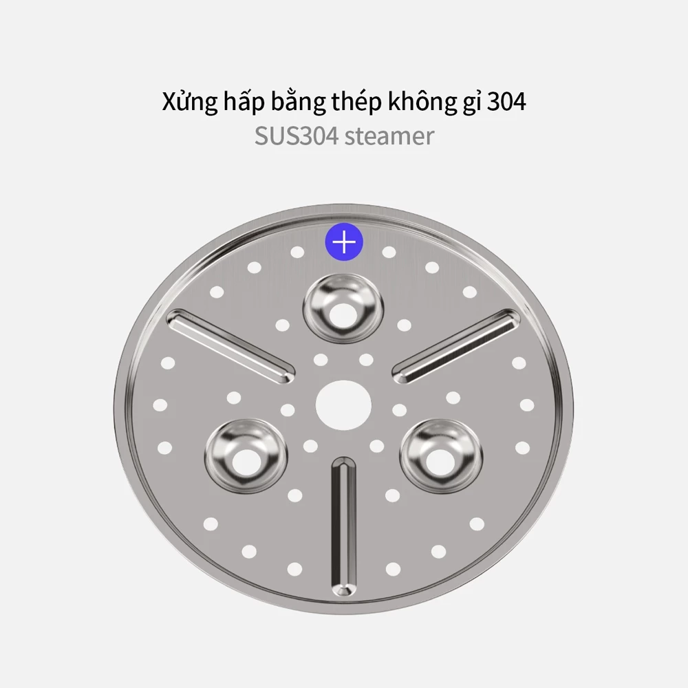 EJP186VY- Nồi điện đa năng LocknLock Digital multipot 220-240V, 50-60Hz, 500W, 1.6L- Màu ngà