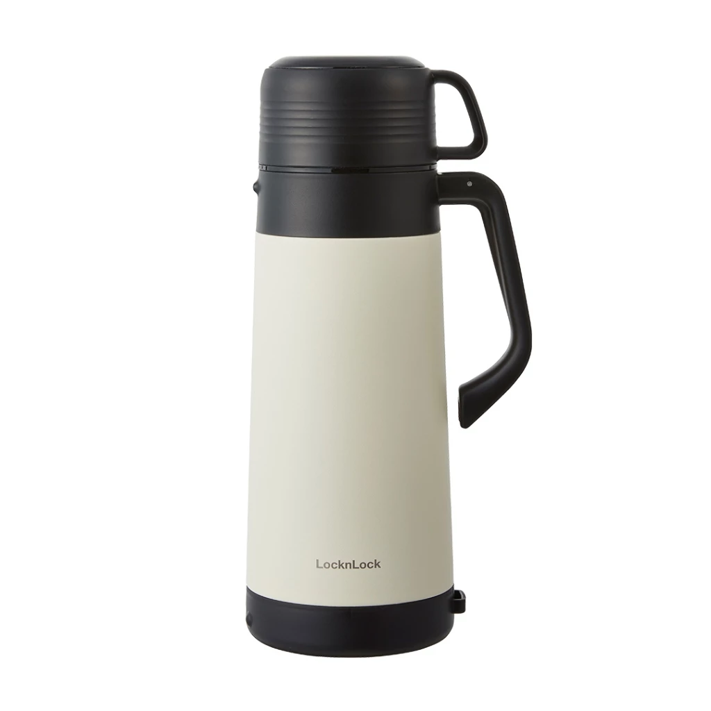 LHC1485IVY - Bình giữ nhiệt LocknLock Easy Outdoor Vacuum Bottle 1.8L - Màu ngà