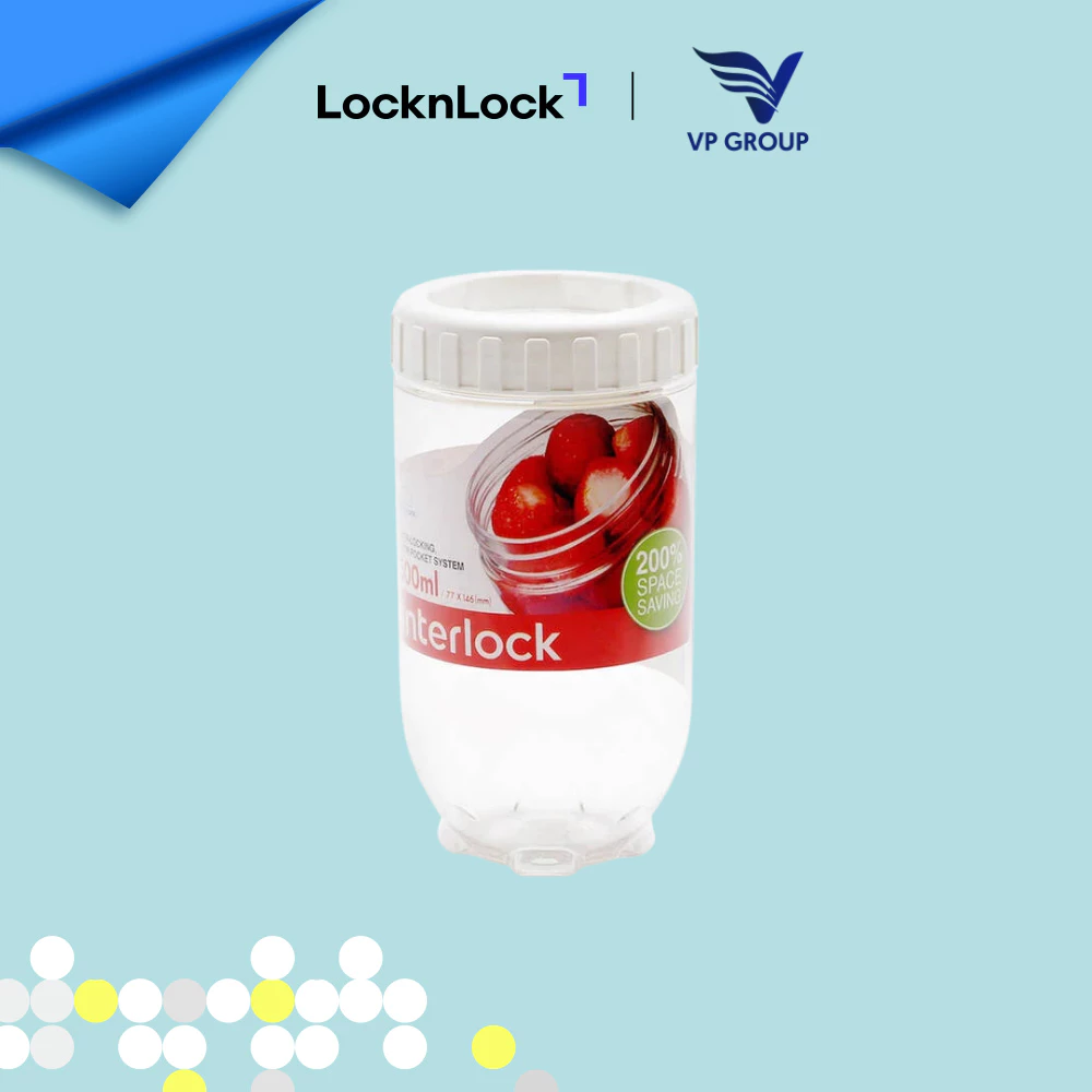 INL203W-Hộp đựng thực phẩm Interlock, 500ml, 77*146mm