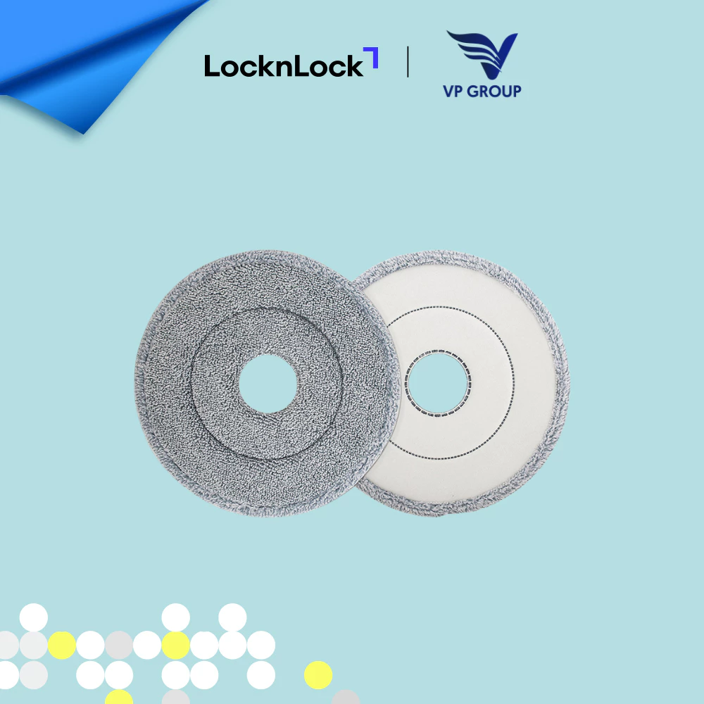 ETM972RF - BỘ ĐẦU THAY CÂY LAU NHÀ SWEEPY - Màu trắng, xám