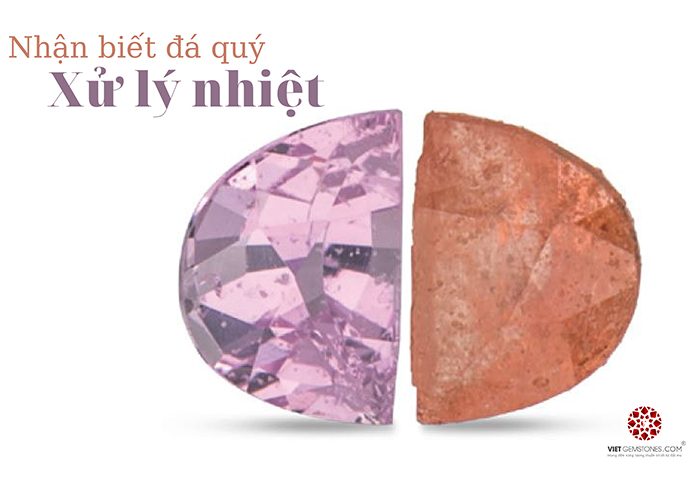 Cách nhận biết đá quý đã qua xử lý - Đá quý xử lý nhiệt