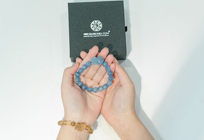 Hướng dẫn xỏ vòng tay đá phối linh vật phong thủy