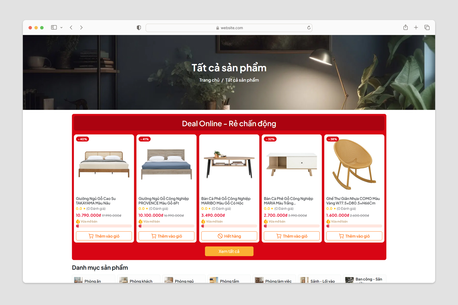 Danh mục sản phẩm