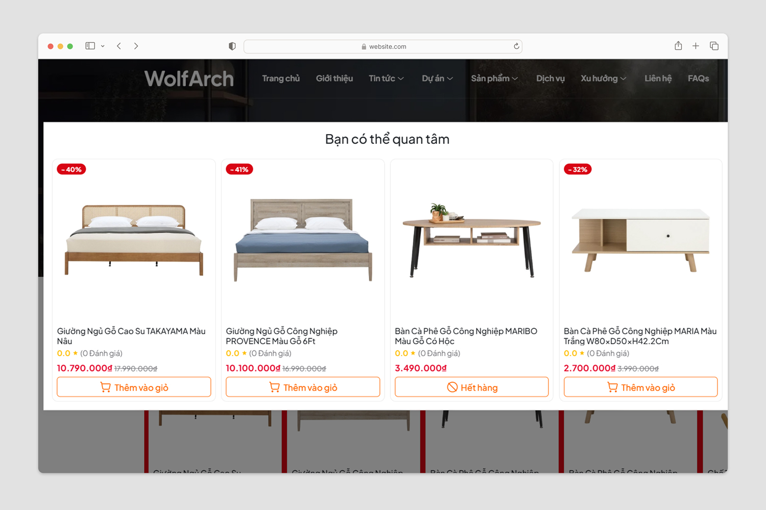 Gợi ý giỏ hàng