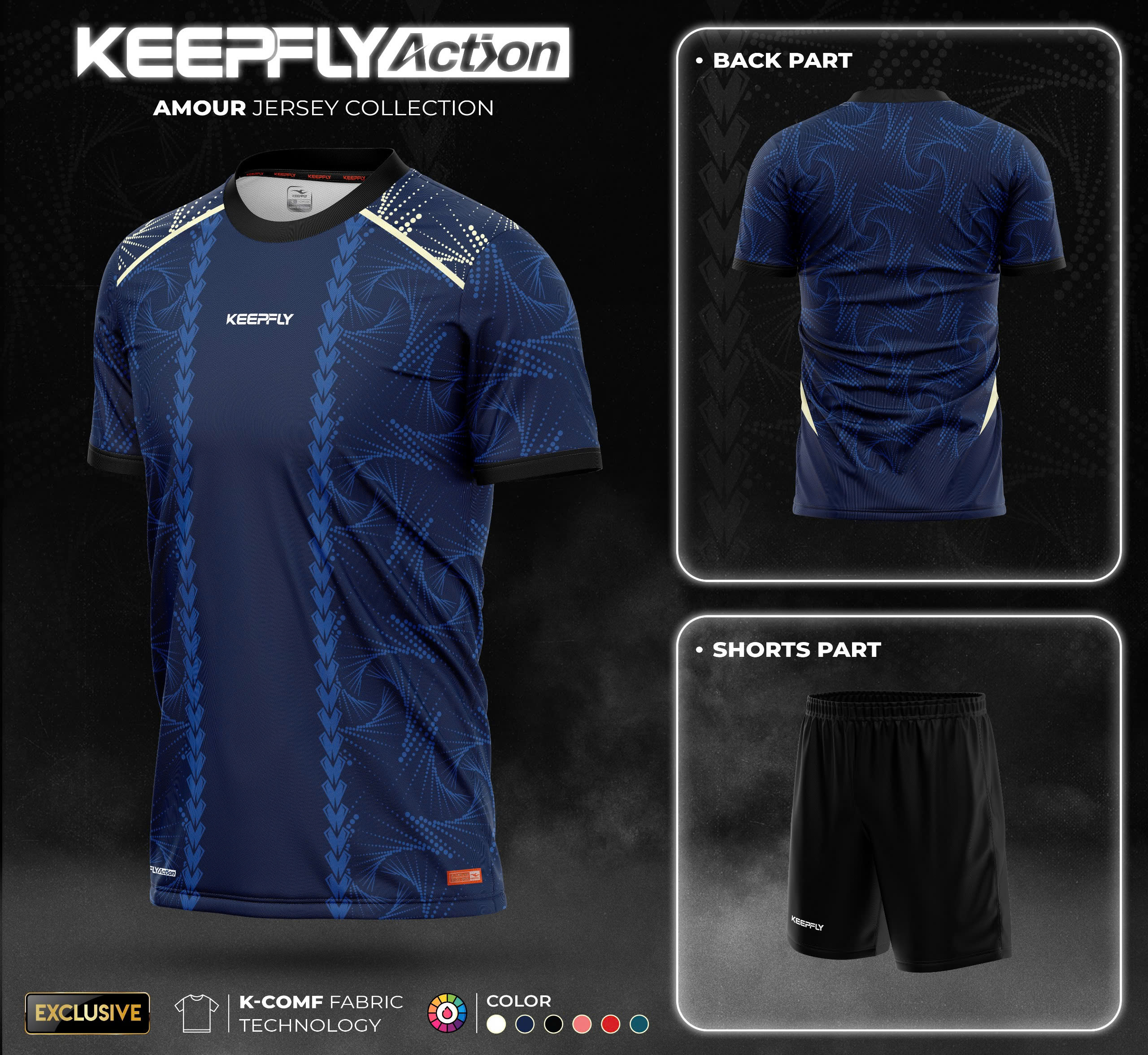 Quần Áo Bóng Đá Keepfly Amour