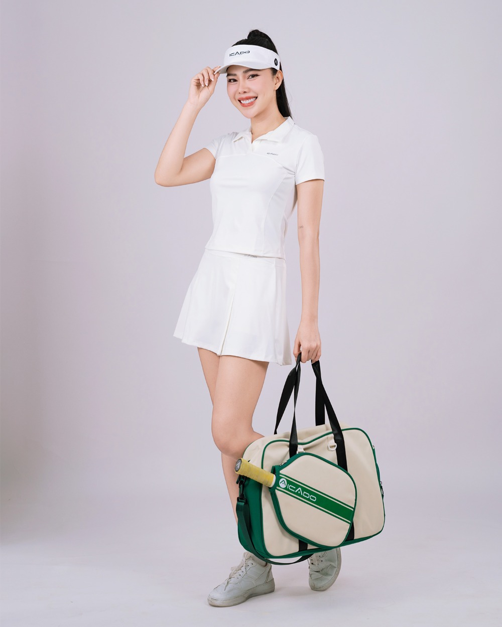 Áo Polo Pickleball Nữ ICADO HT603