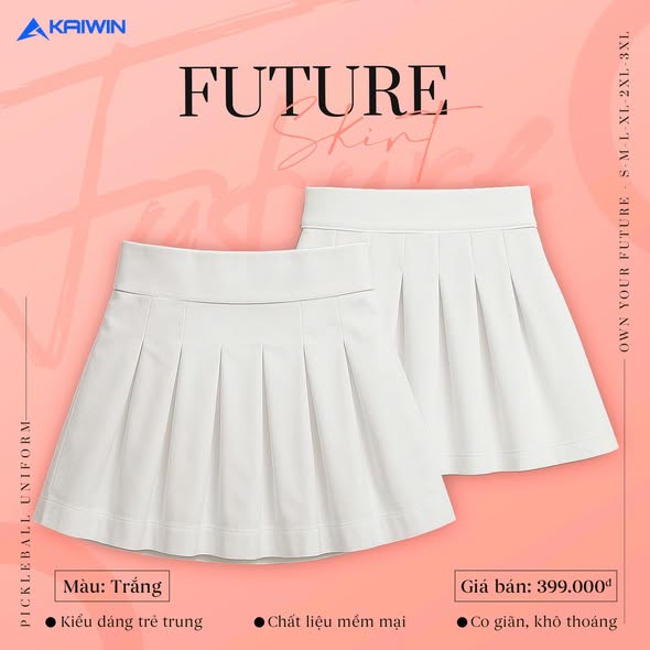 CHÂN VÁY THỂ THAO KAIWIN FUTURE