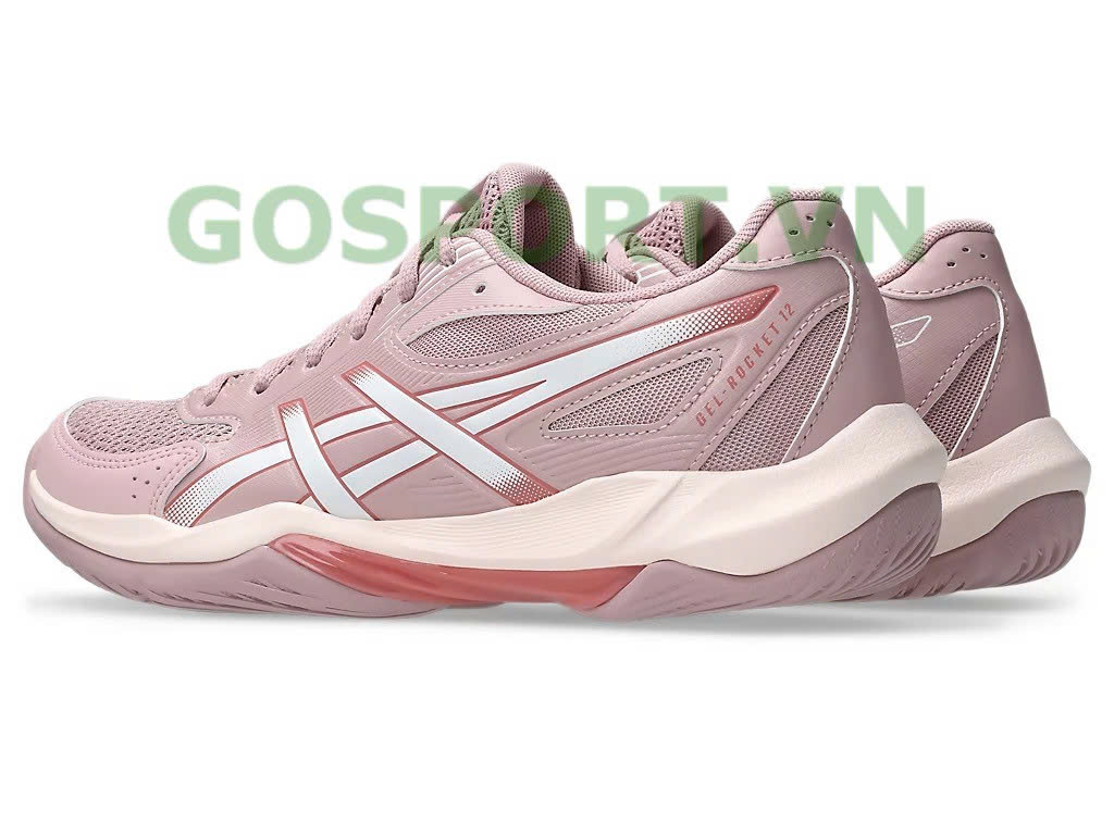 Giày Asics Gel Rocket 12 Trắng Hồng