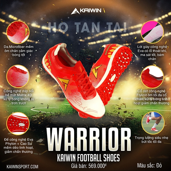 GIÀY BÓNG ĐÁ KAIWIN WARRIOR
