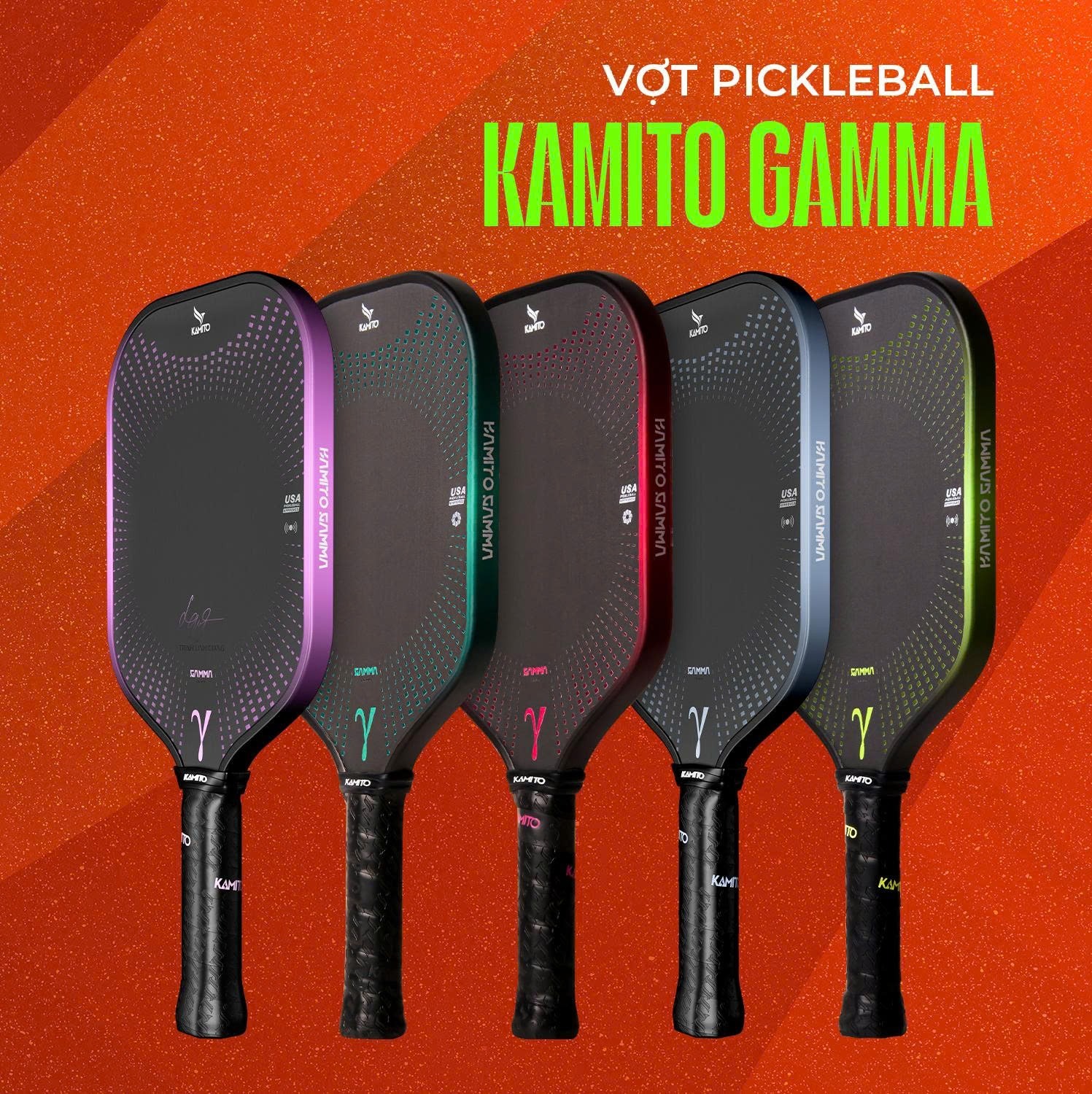 VỢT PICKLEBALL KAMITO GAMMA (16MM)