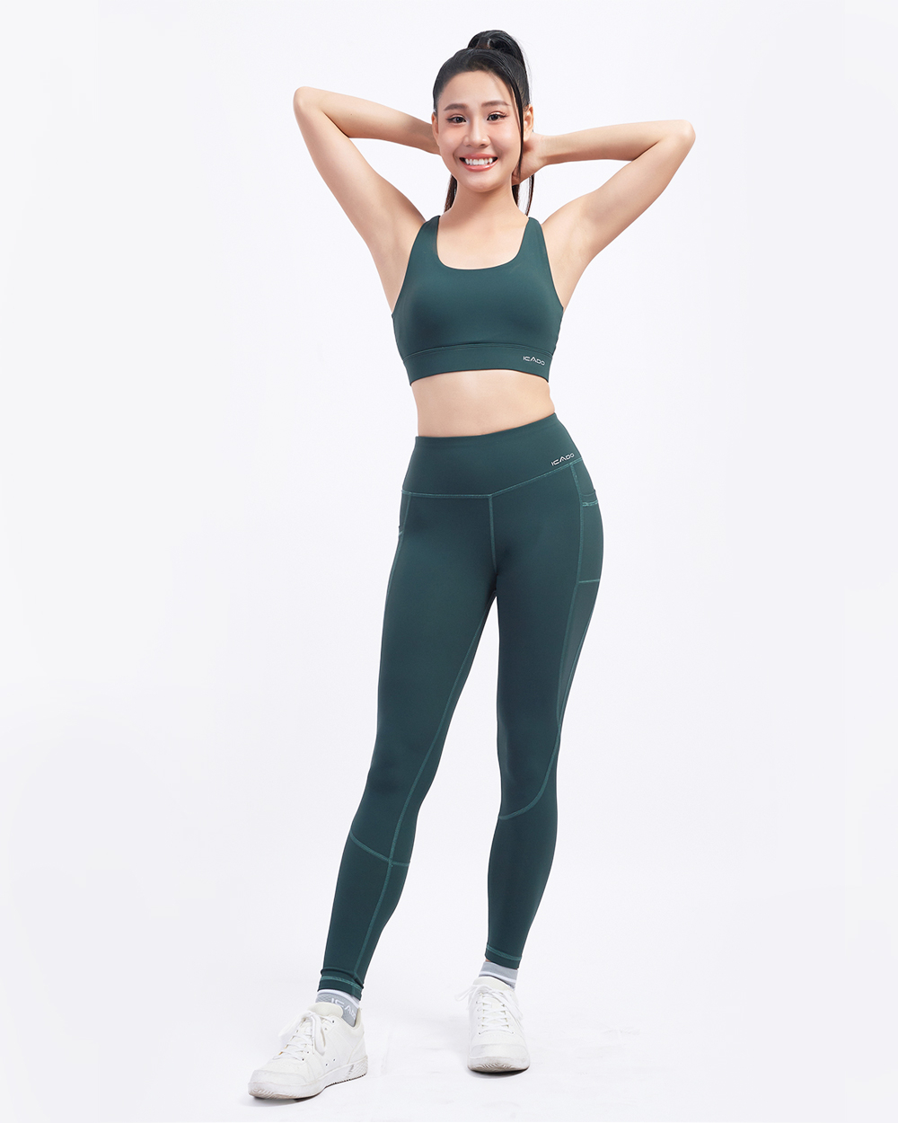 Quần Dài Tập Gym, Yoga, Chạy Bộ, Tennis, Pickleball Nữ ICADO HT103
