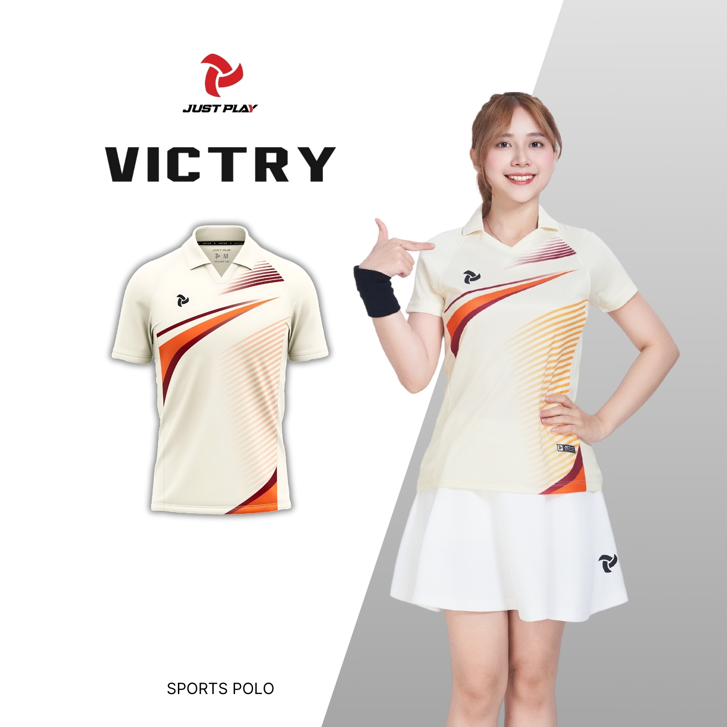 ÁO THỂ THAO JUSTPLAY VICTRY NỮ