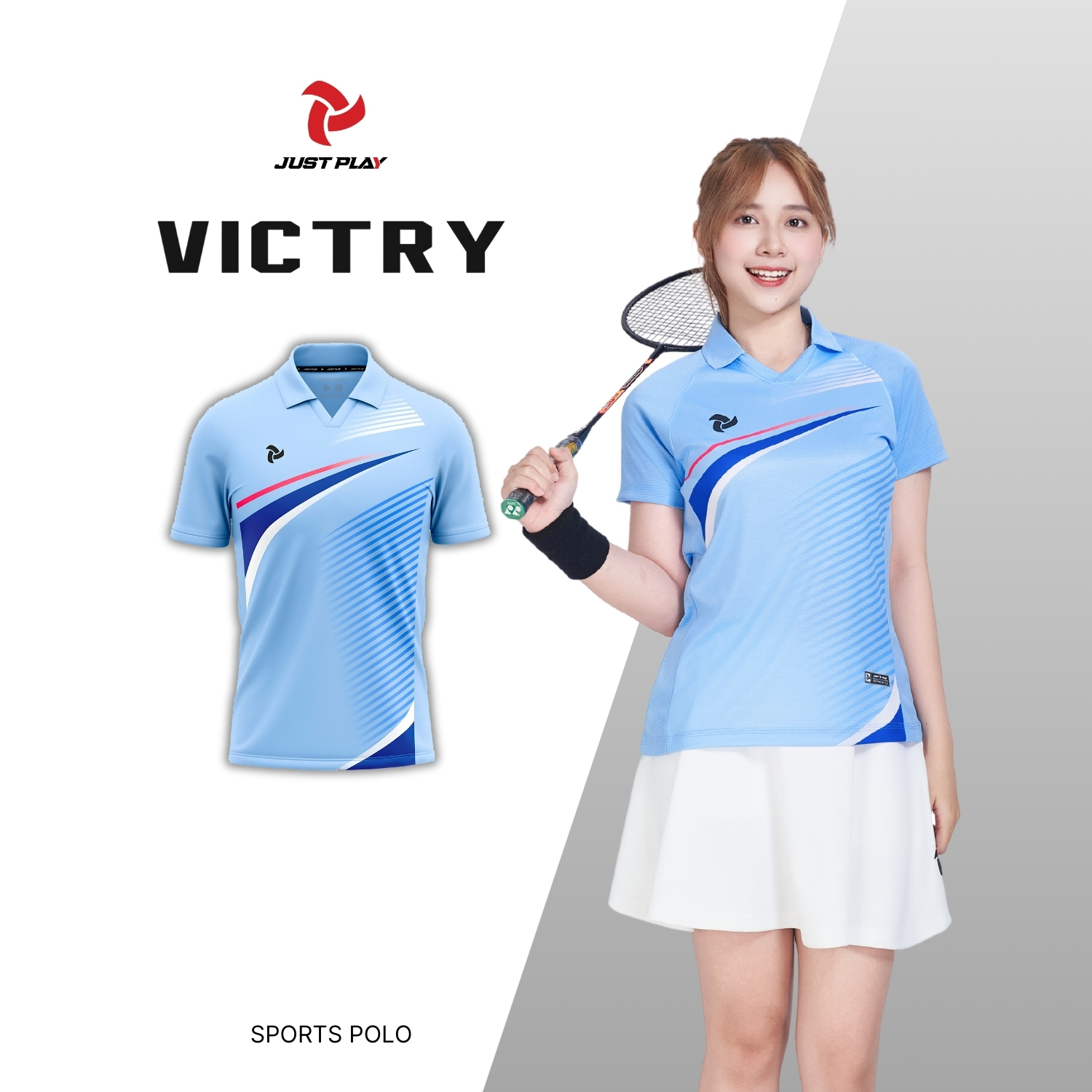 ÁO THỂ THAO JUSTPLAY VICTRY NỮ