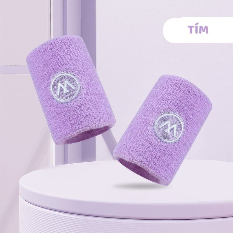 Băng chặn mồ hôi tay Asagi HW-0010, chất liệu vải dệt từ sợi tổng hợp, dùng trong tập luyện thể thao